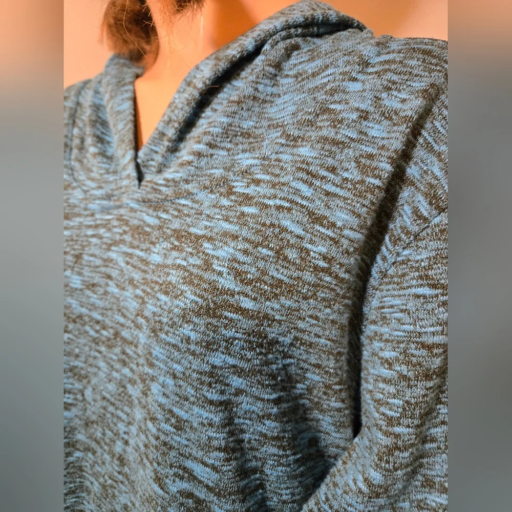 Kleen Women's Oversized Boutique- Style Turquoise Hoodie. NWOT - Picture 2 of 8
